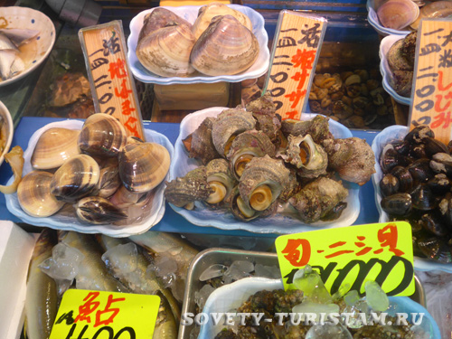 рыбный рынок Цукидзи  Токио